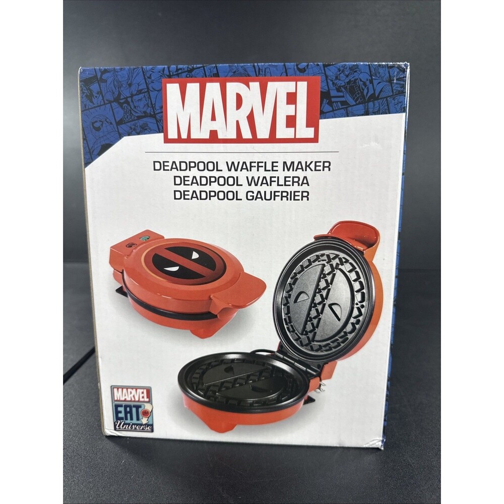 Uncanny Brands Marvel Deadpool Waffle Maker New In Box